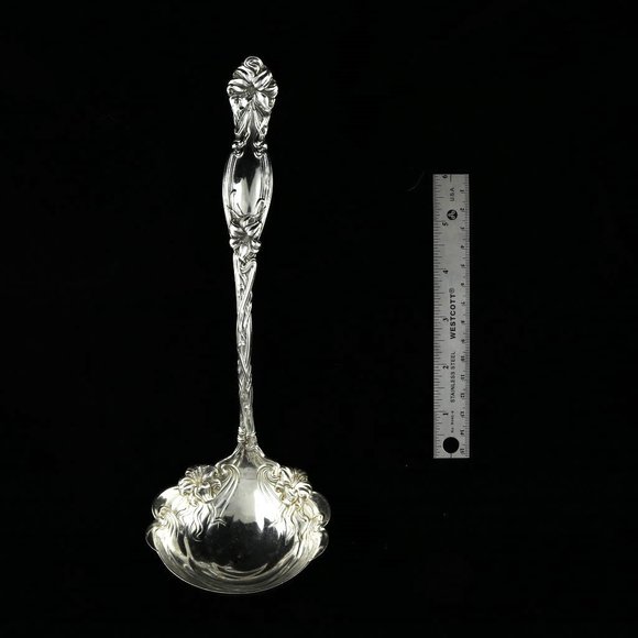 Punch Bowl 1903 Sterling Frontenac Oyster Repousse Ladle Simpson Hall & Mill… - Picture 2 of 9